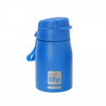 Ecolife Παγουράκι Blue 400ml (με καλαμάκι)