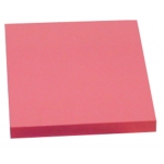Αυτοκόλλητα χαρτάκια ροζ φωσφ. 7,6x7,6εκ.