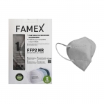 Famex Μάσκα Υψηλής Προστασίας ΓΚΡΙ FFP2 PFE?95% 10τμχ