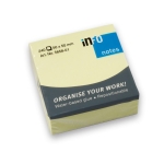 ΧΑΡΤΑΚΙΑ INFO ΚΥΒΟΣ ΜΙΝΙ 50Χ50 ΚΙΤΡΙΝΟΣ