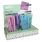 APLI Nordik Gel Pen 0,5mm μπλε γραφής