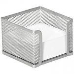 Βάση Κύβου +Efo Σημειώσεων Συρμάτινη Ασημί 95x95x60mm