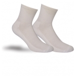 Ανδρικές λευκές αθλητικές κάλτσες σετ2