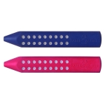 ΓΟΜΑ FABER CASTELL ΜΟΛΥΒΙ GRIP ΜΠΛΕ/ΚΟΚΚΙΝΟ