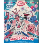 ErichKrause ArtBerry Magic Circus Coloring Set Σετ Ζωγραφικής με 6 μαρκαδόρους και 2 3D καρτέλες