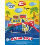 ErichKrause ArtBerry Marine Boat Coloring Set Σετ Ζωγραφικής με 6 μαρκαδόρους και 2 3D καρτέλες