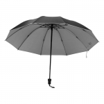 Ομπρέλα ασημί-μαύρη O105 εκ.