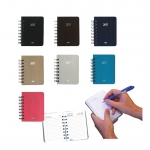 Next ημερολόγιο ημερήσιο σπιράλ fabric 8x12εκ. μίνι