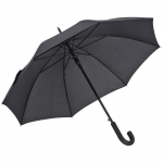 Ομπρέλα αυτόματη μαύρη με λαβή αλουμινίου O105 εκ.