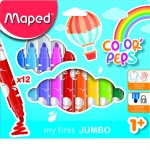 ΜΑΡΚΑΔΟΡΟΙ MAPED COLORPEPS MAXI 12 ΧΡΩΜΑΤΩΝ