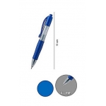 Στυλό Gel Pen MP Mini 0.7mm με Κουμπί & Grip μπλε