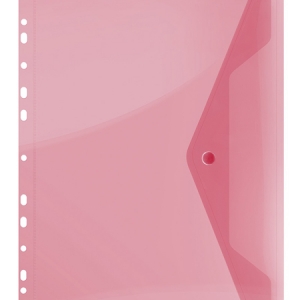 ΦΑΚΕΛΛΟΙ DONAU ΚΟΥΜΠΙ PP Α4 ΤΡΥΠΕΣ 200MIC ΚΟΚΚΙΝΟ