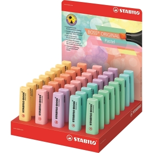 ΜΑΡΚΑΔΟΡΟΣ STABILO BOSS 70/129 PASTEL ΧΡΩΜΑΤΑ ΡΟΖ.