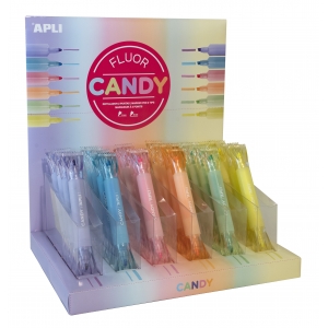 APLI Candy Fluo Μαρκαδόρος Υπογράμμισης με 2 μύτες