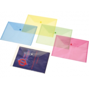 ΦΑΚΕΛΟΣ BLACK RED A4 PP ME KOYMΠI ΚΟΚΚΙΝΟΣ ΔΙΑΦΑΝΟΣ