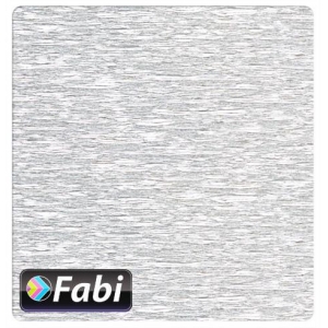 Γκοφρέ Fabi 50x200εκ Μεταλλικό Ασημί