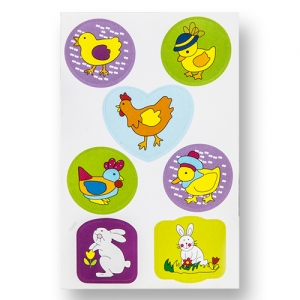 -ΣΤΙΚΕΡ ΠΑΣΧΑ ΣΕΤ=3ΚΑΡ 13Χ8cm