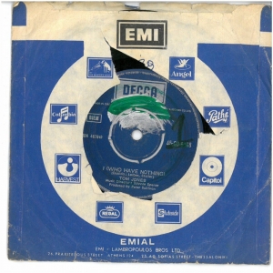 -I (who have nothing) & Stop breaking my heart -Tom Jones