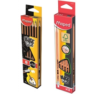 ΜΟΛΥΒΙ MAPED BLACK PEPS ΜΕ ΓΟΜΑ Β