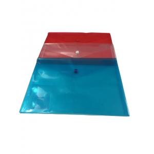 ΦΑΚΕΛΟΣ BLACK RED A5 PP ME KOYMΠI ΚΟΚΚΙΝΟ