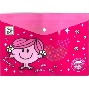 Φάκελος με κουμπί Μικροί κύριοι Μικρές κυρίες Η κυρία Αγκαλίτσα