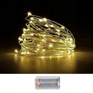 50 microLED ΜΠΑΤΑΡΙΑΣ ΛΕΥΚΟ ΘΕΡΜΟ ΣΤΑΘΕΡΟΥ ΦΩΤΙΣΜΟΥ