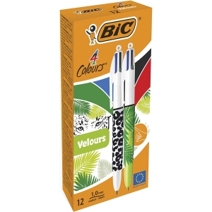 BIC ΣΤΥΛΟ 4 COLOURS GRIP VELOURS