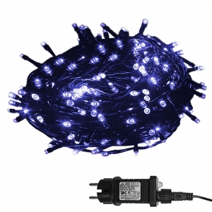 100 LED ΜΠΛΕ ME CONTROLLER 8 ΠΡΟΓΡΑΜΜΑΤΩΝ .ΓΙΑ ΕΞΩΤΕΡΙΚΟ & ΕΣΩΤΕΡΙΚΟ ΧΩΡΟ
