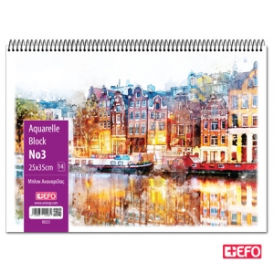 Μπλοκ Ακουαρέλας +EFO  Νο3 25x35εκ