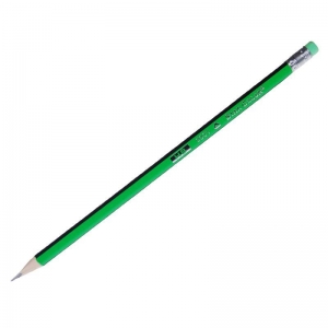 Μολύβι τριγωνικό Star Color 9001 HB με σβήστρα πράσινο