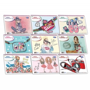 Skag Μπλοκ Ζωγραφικής A4 101Φ Νο6 Για Κορίτσι