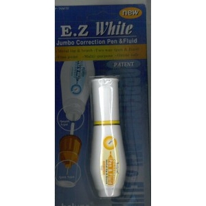 Διορθωτικό διπλό E.Z WHITE βουρτσάκι και στυλό
