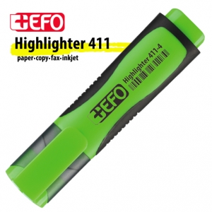 Μαρκαδόρος Υπογράμμισης +Efo 411-4 Πράσινο