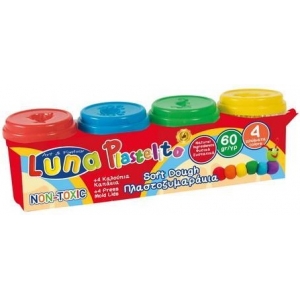 ΠΛΑΣΤΟΖΥΜΑΡΑΚΙΑ LUΝΑ 60GR 4 ΧΡΩΜΑΤΑ