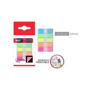 Σελιδοδείκτης MP 44x12mm 5 χρώματα x 25φ.
