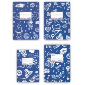 ΤΕΤΡΑΔΙΟ UNI PAP ΜΠΛΕ ΜΕ ΣΧΕΔΙΑ ΑΝΤΙΓΡΑΦΗΣ 17X25 50Φ