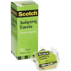 ΚΟΛΛΗΤΙΚΗ ΤΑΙΝΙΑ SCOTCH 3Μ 700 15x33m