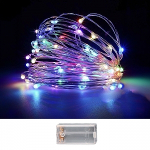 50 microLED ΜΠΑΤΑΡΙΑΣ ΧΡΩΜΑΤΙΣΤΑ ΜΕ CONTROLLER