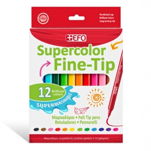 Μαρκαδόροι +Efo Supercolor Fine 390112