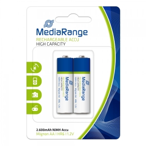 Μπαταρία MediaRange High Cap. NiMH Accus AA 1.2V (HR6) (2 Pack)
