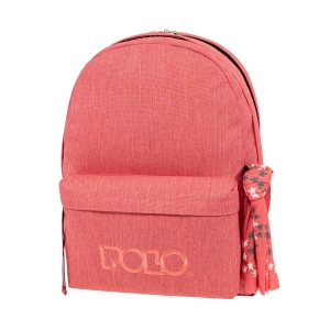 POLO ORIGINAL DOUBLE SCARF ΣΑΚΙΔΙΟ ΚΟΡΑΛΙ JEAN