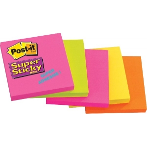 ΧΑΡΤΑΚΙΑ 3Μ 654 SN NEON SUP.STICKY (90 ΦΥΛΛΑ) 76x76 5 ΧΡΩΜΑΤΑ