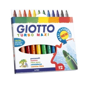 ΜΑΡΚΑΔΟΡΟΙ GIOTTO JUMBO TURBO MAXI 12 ΤΕΜΑΧΙΩΝ