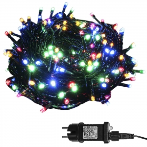 100 LED ΧΡΩΜATΙΣΤΑ ΕΞΩΤΕΡΙΚΑ ΜΕ ΠΡΟΓΡΑΜΜΑ
