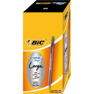 -BIC ΣΤΥΛΟ CRISTAL LARGE 1,6 ΜΑΥΡΟ