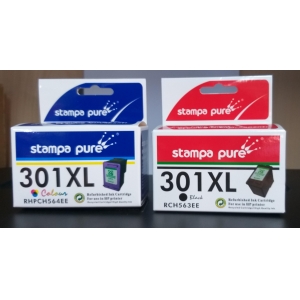 Συμβατό μελάνι HP 301XL Stampa Pure  Black