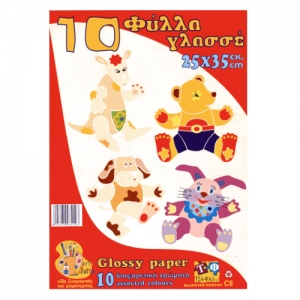 ΜΠΛΟΚ ΓΛΑΣΣΕ 24x35cm 10 ΧΡΩΜΑΤΑ