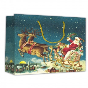 Next χάρτ. τσάντα Υ26x36x12 Άγιος Βασίλης