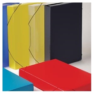 Κουτί με Λάστιχο ΡΡ 25x35x5εκ Μπλε 05602