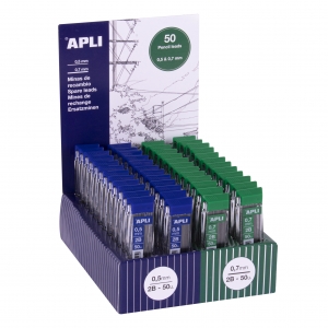 APLI Leads 0,5mm & 0,7mm Μύτες Μηχανικών Μολυβιών